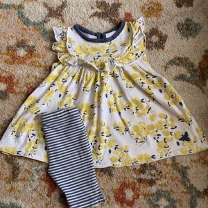 Burt’s Bees matching set 0/3m